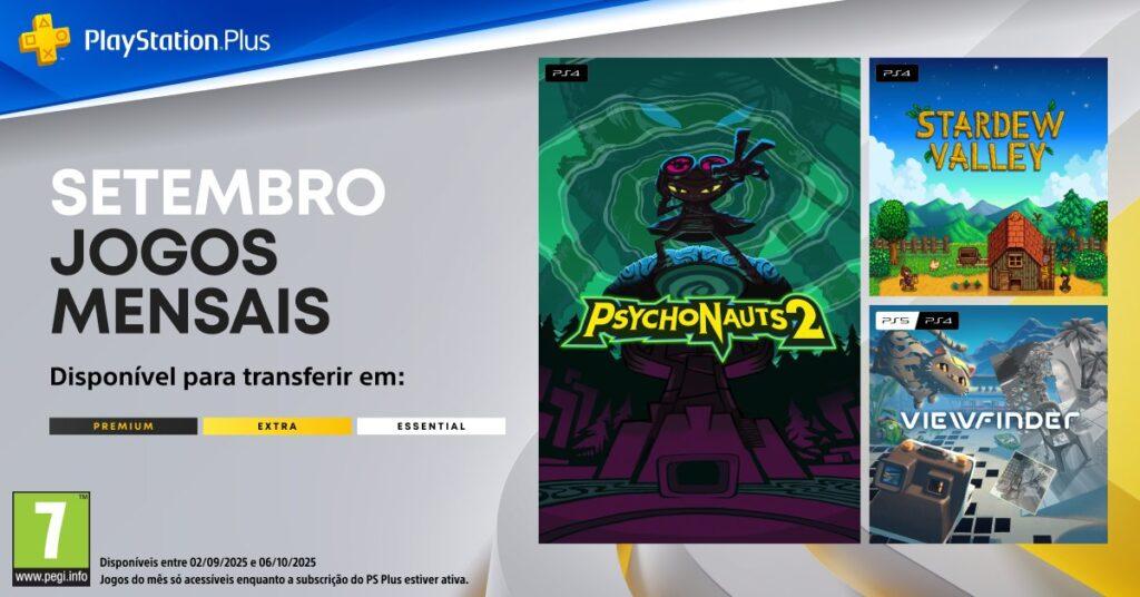 jogos ps plus essential setembro de 2025 sony
