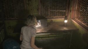 resident evil requiem cofre fornalha